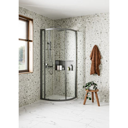 Crosswater Clear 6 Quadrant Single Door