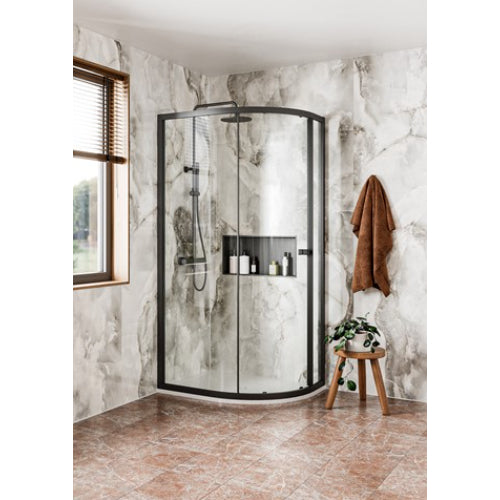 Crosswater Clear 6 Quadrant Single Door