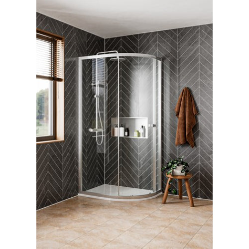 Crosswater Clear 6 Quadrant Single Door