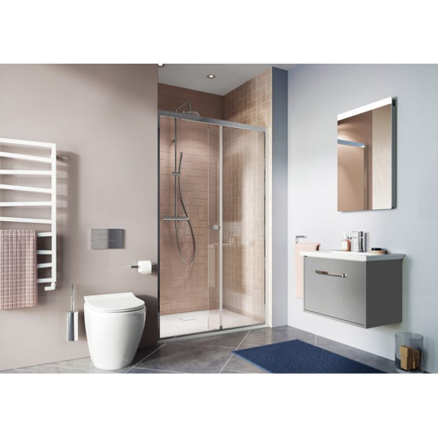 Crosswater Clear CASLFC1000 6 Single Sliding Door
