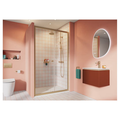 Crosswater Clear CASLFC1000 6 Single Sliding Door