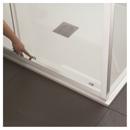 Crosswater Clear 6 Single Sliding Door