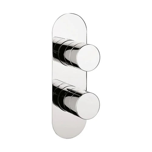 Crosswater Central 1 Outlet 2 Handle Concealed Thermostatic Shower Valve
