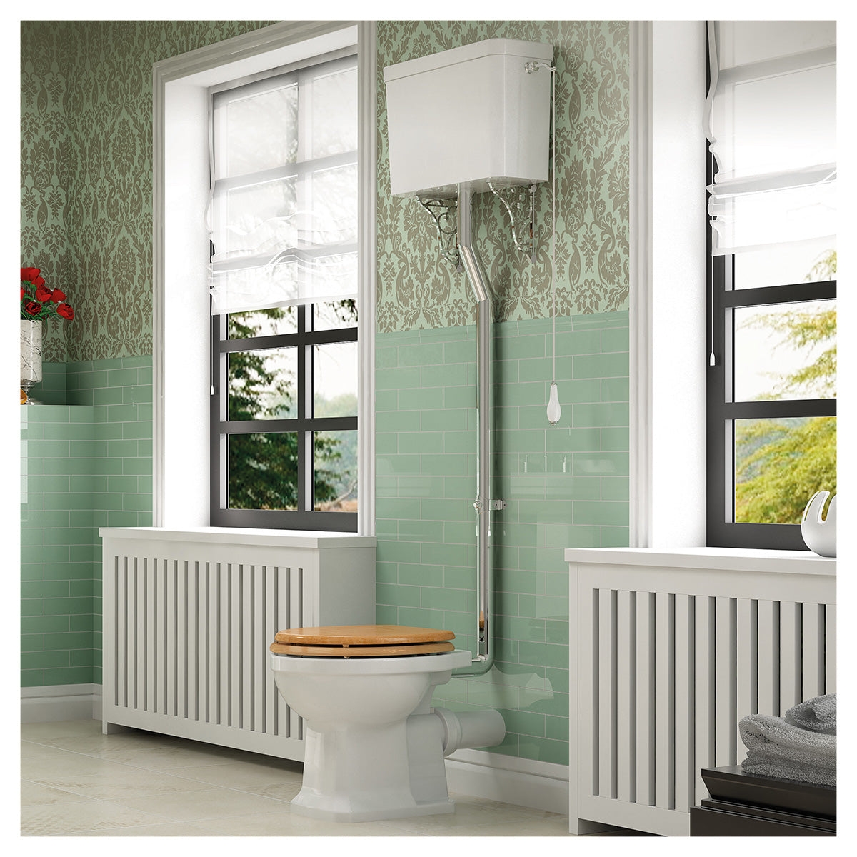 IMEX CF10142 Wyndham Traditional High Level WC Set