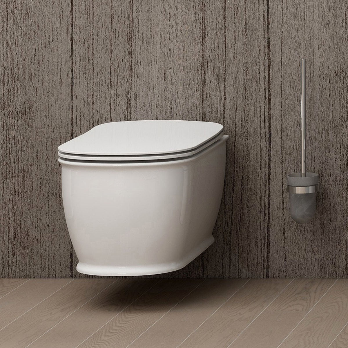 IMEX CH10150R Liberty 520mm White Rimless Wall Hung WC