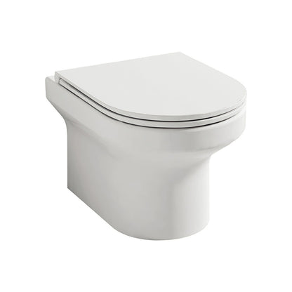 Imex CH10156R Alma 500mm Rimless Wall Hung WC Pan