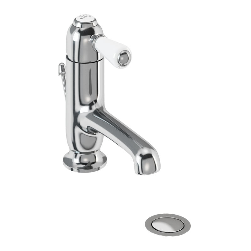 Burlington Chelsea Straight Basin Mixer with Pop-up Waste