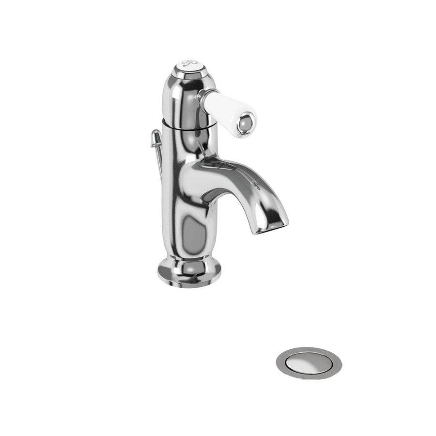 Burlington Chelsea Curved Basin Mixer with Pop-up Waste
