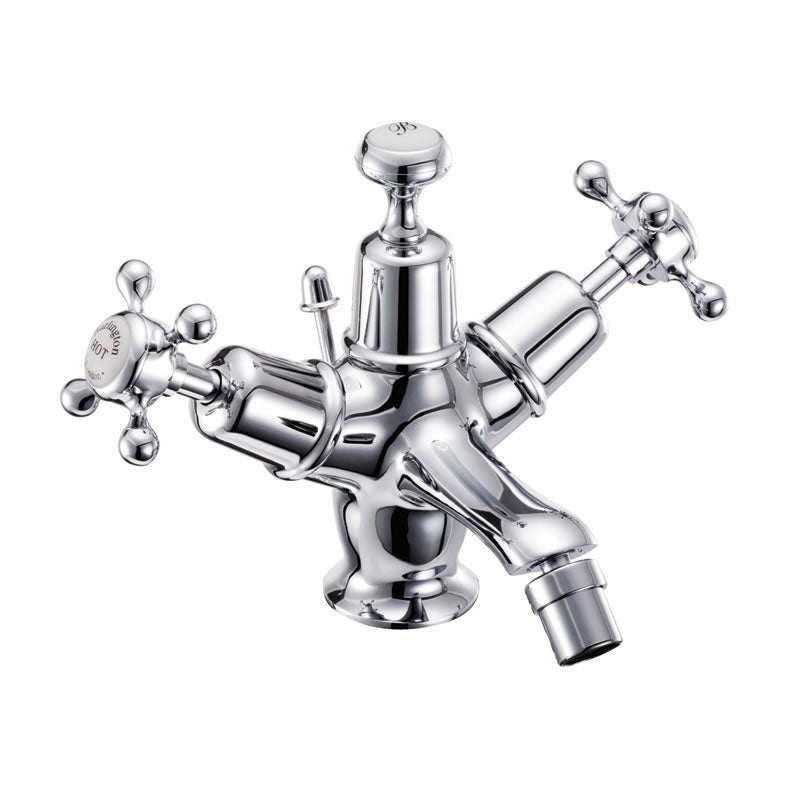 Burlington Claremont CL13 Bidet Mixer with Pop-up Waste