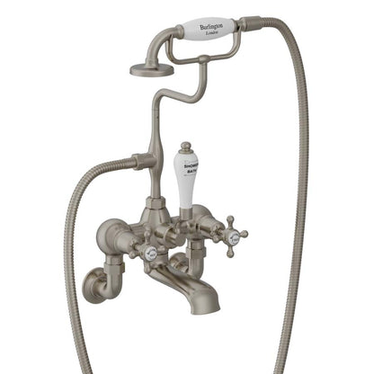 Burlington Claremont CL17_QT Bath Shower Mixer Wall Mounted