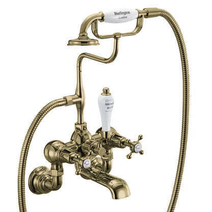 Burlington Claremont CL17_QT Bath Shower Mixer Wall Mounted
