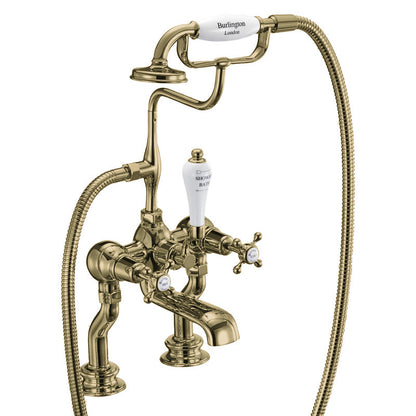 Burlington Claremont Regent Bath Shower Mixer Deck-Mounted