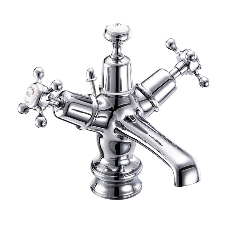 Burlington Claremont CLR4_QT Regent Basin Mixer with Pop-up Waste