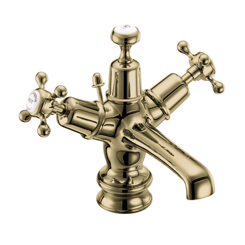 Burlington Claremont CLR4_QT Regent Basin Mixer with Pop-up Waste