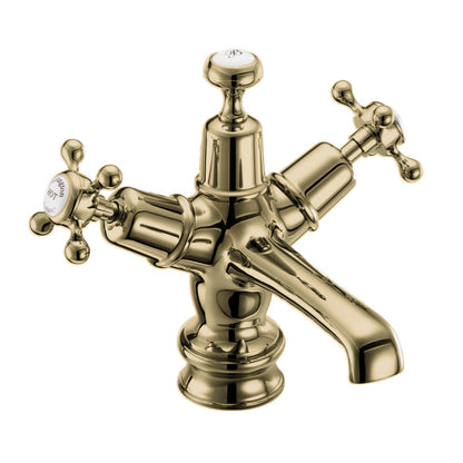 Burlington Claremont CLR6_QT Regent Basin Mixer with Click-Clack Waste