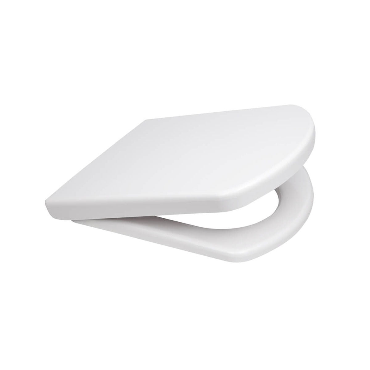 Hudson CLT007 Reed Maya White 355 x 525mm Wall Hung Pan And Soft Close Seat