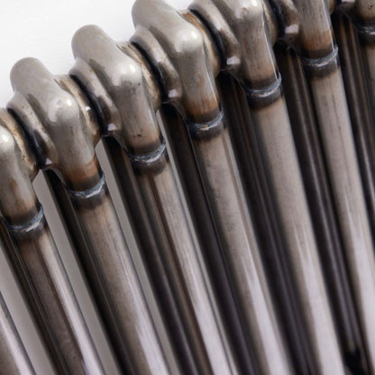 Luxe81 2 Column Raw Metal Vertical Designer Radiator