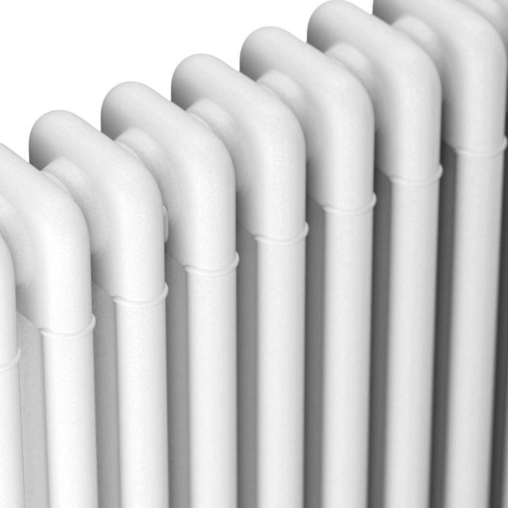Luxe81 3 Column White Vertical Designer Radiator