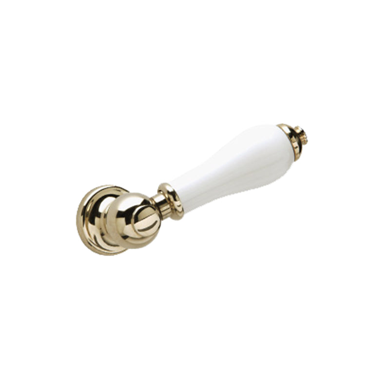 Heritage CPA00 Traditional Cistern Lever Vintage Gold/White
