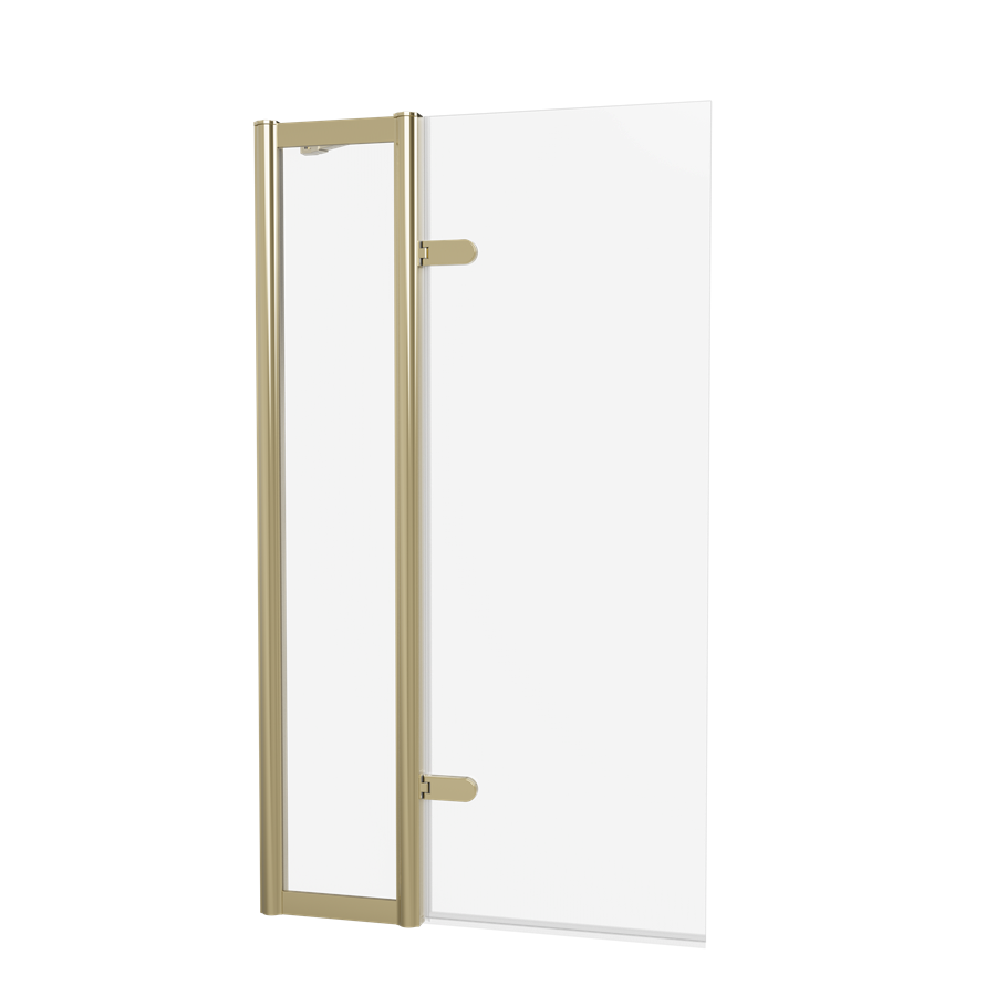 Burlington Classique Hinged Inline Bath Screen 850