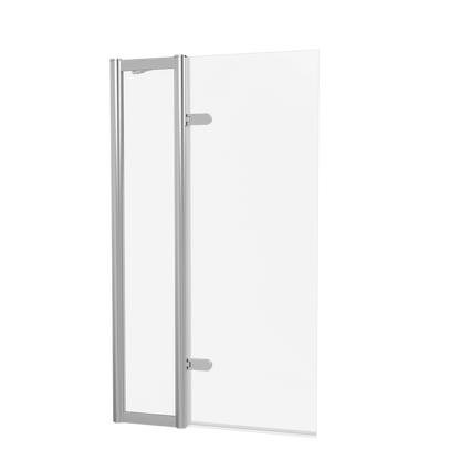 Burlington Classique Hinged Inline Bath Screen 850