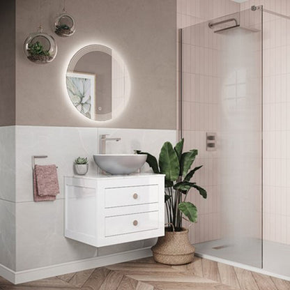 Crosswater Canvass Illuminated Mirror
