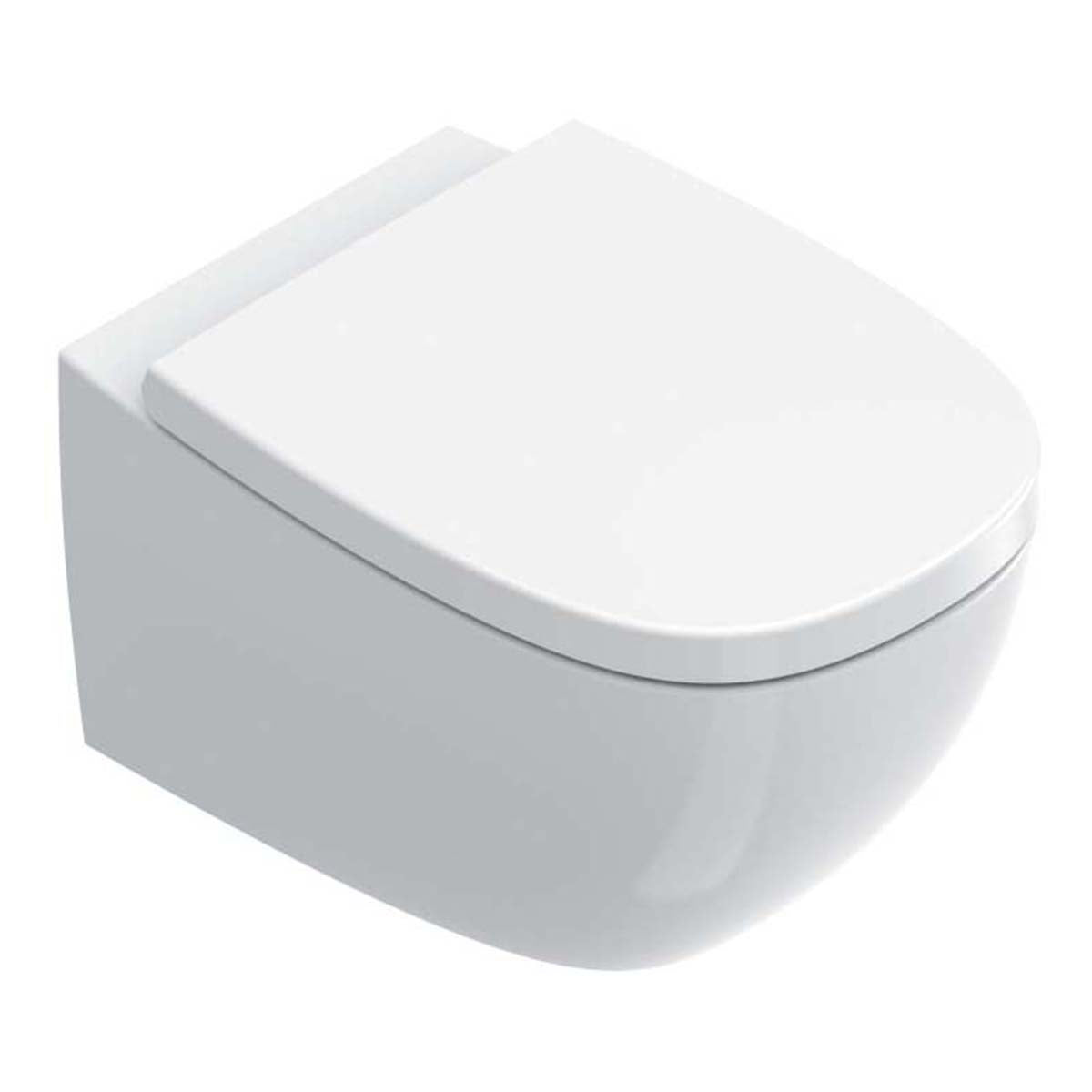 Catalano Alvea Wall-Hung Toilet with Silentech® and Cataglaze+