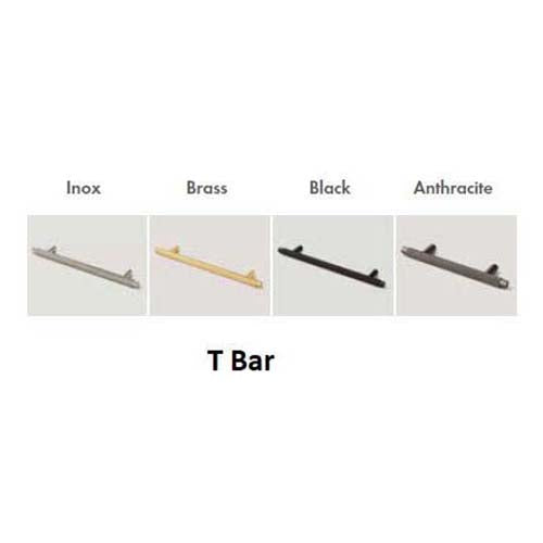 Catalano Furniture Handles T Bar Style, Sold Individually