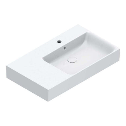 Catalano Premium 80 Offset Basin, 80 x 47cm