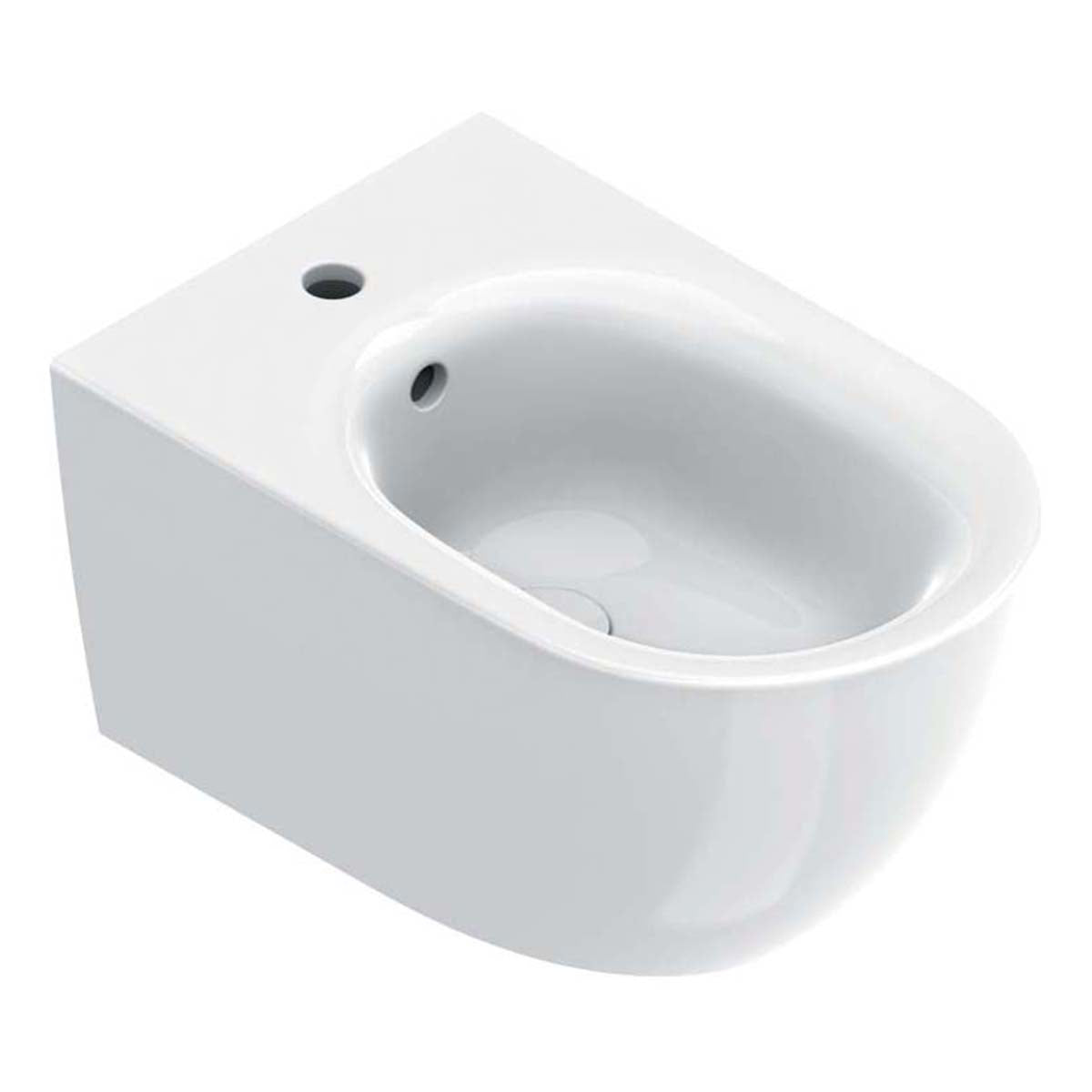 Catalano Sfera Wall Hung Bidet – 550 x 350mm, Gloss White Ceramic Finish