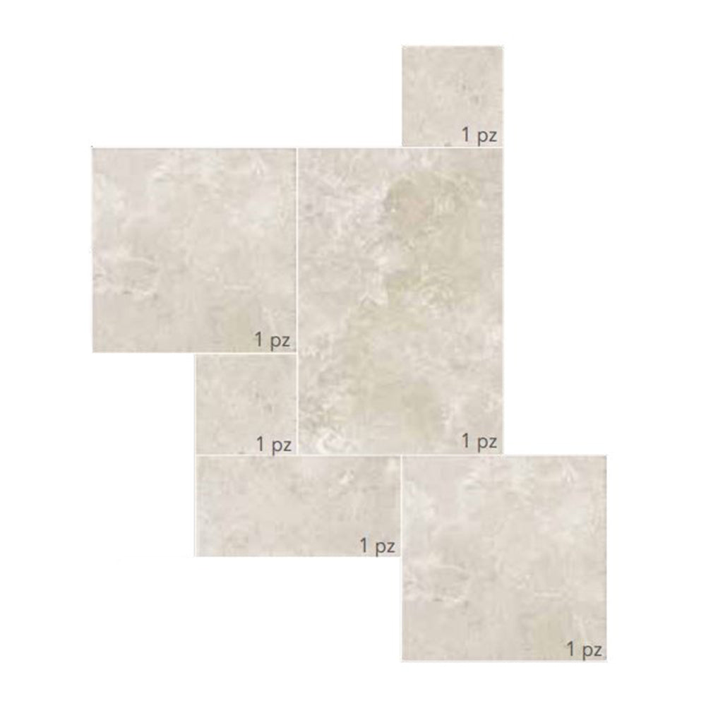 Luxe81 Cathedral GACATMIXG Mix Grey Multi Format Box Tile (0.72sqm)