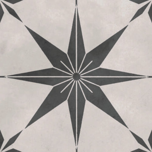 Luxe81 Symphony Compass White Matt Tile 200x200x9mm RASYM20CW