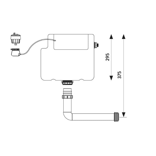 Luxe81 Concealed Cistern