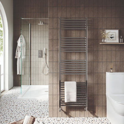 Luxe81 Simona Designer Chrome Towel Rail