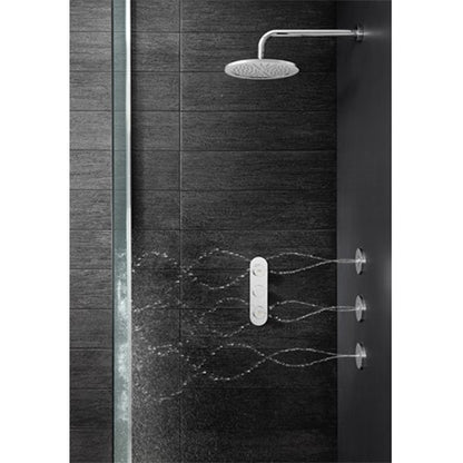 Crosswater Dial Central Trim Thermostatic Shower Valve with 2 Way Diverter Portrait