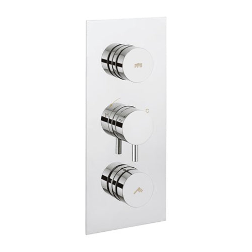 Crosswater Dial Kai Lever Trim Thermostatic Shower Valve with 2 Way Diverter