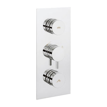 Crosswater Dial Kai Lever Trim Thermostatic Shower Valve with 2 Way Diverter