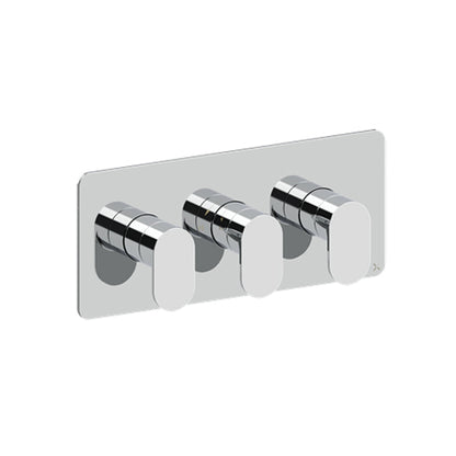Crosswater Drift 2 Outlet 3 Handle Shower Valve