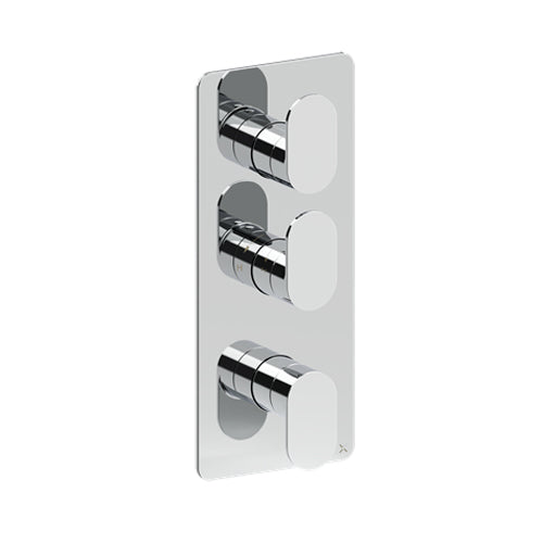 Crosswater Drift 2 Outlet 3 Handle Shower Valve