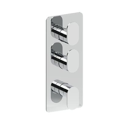 Crosswater Drift 2 Outlet 3 Handle Shower Valve
