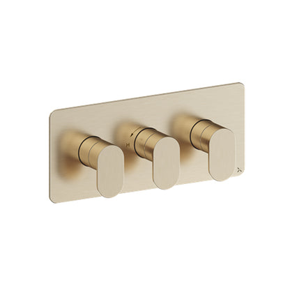 Crosswater Drift 2 Outlet 3 Handle Shower Valve