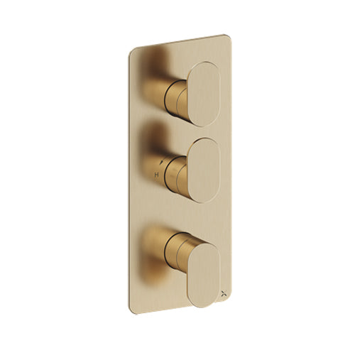 Crosswater Drift 2 Outlet 3 Handle Shower Valve