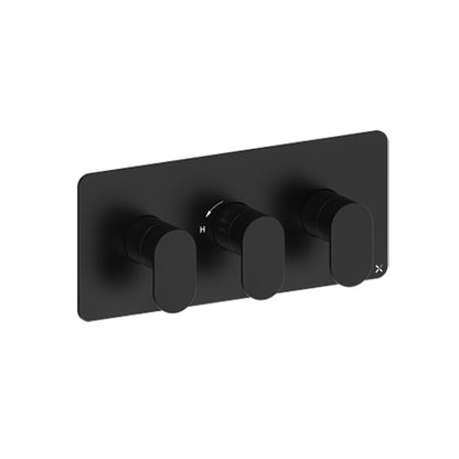 Crosswater Drift 2 Outlet 3 Handle Shower Valve