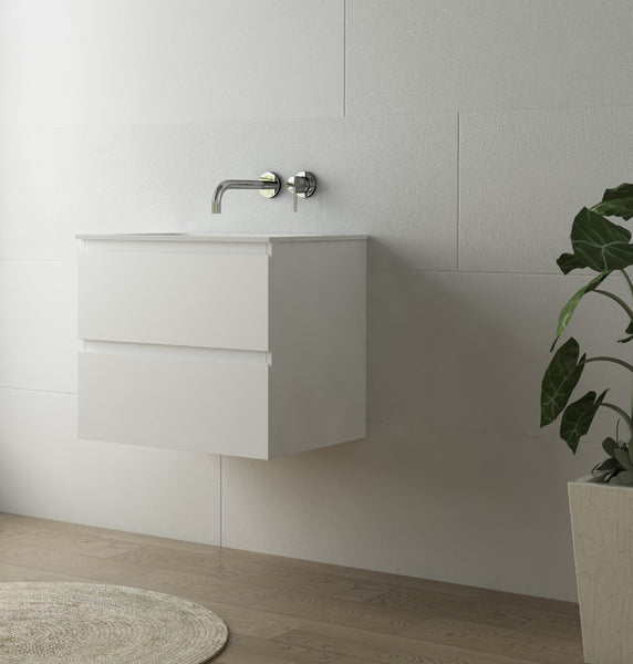 LUXE81 Dune 600 Cabinet with Matte Stone Basin 600 x 460 x 540mm