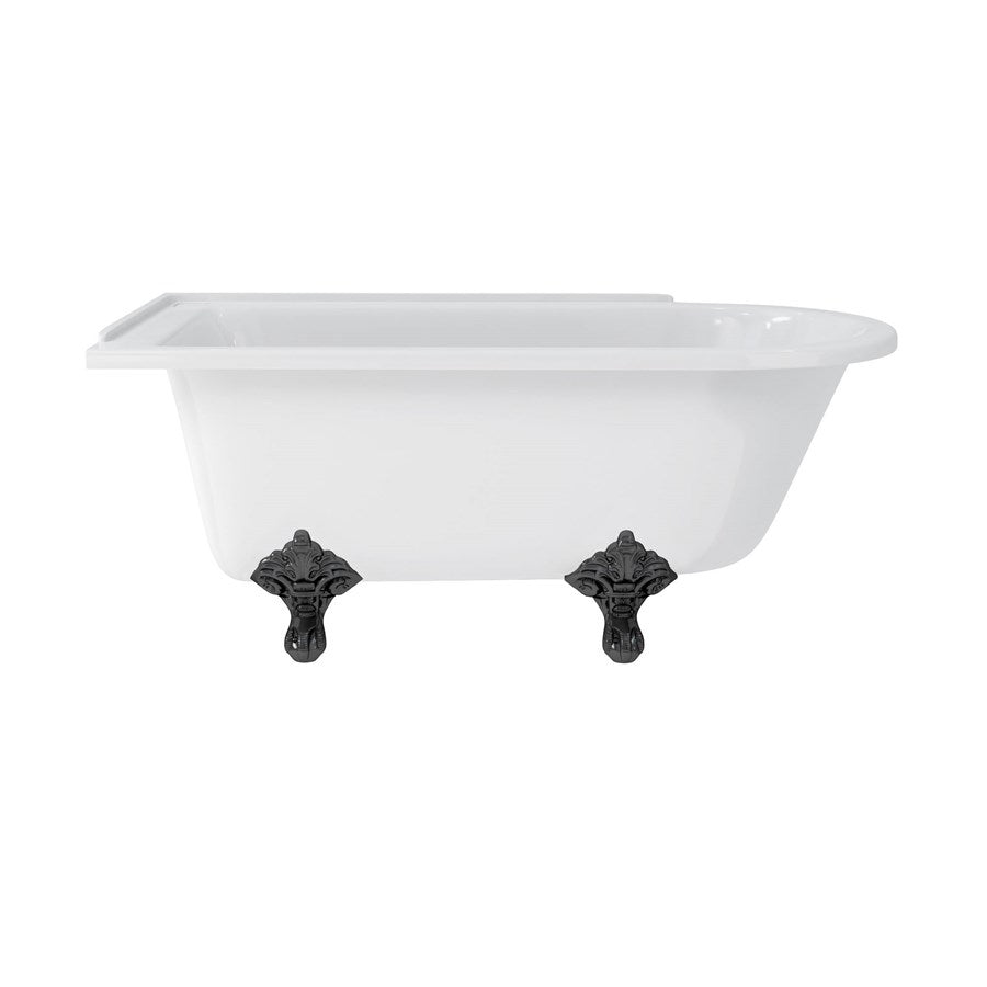 Burlington Hampton 150cm Showering Bath with Standard Feet