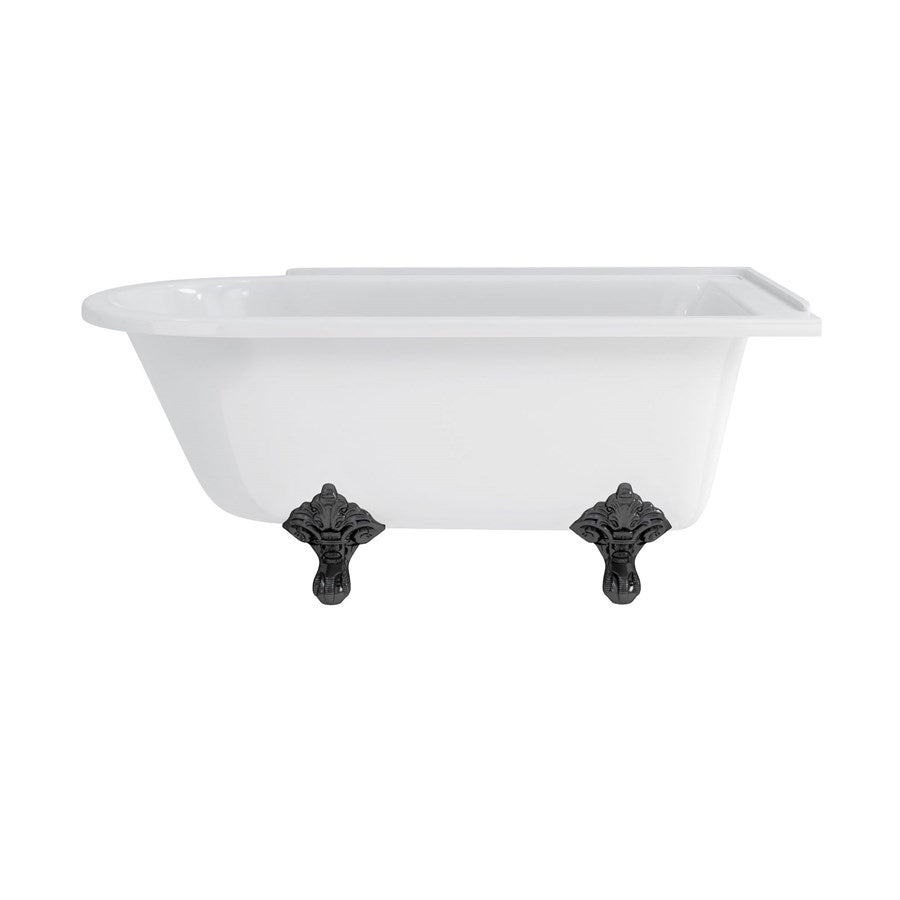 Burlington Hampton 150cm Showering Bath with Standard Feet