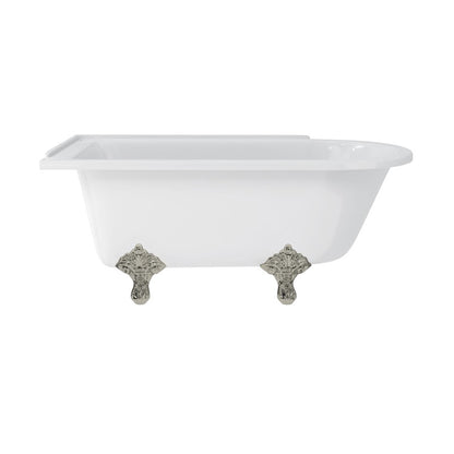 Burlington Hampton 150cm Showering Bath with Standard Feet