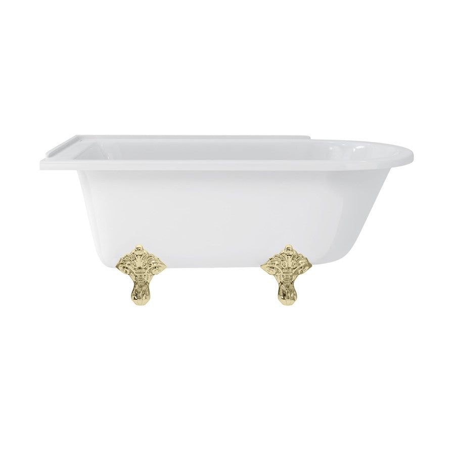 Burlington Hampton 150cm Showering Bath with Standard Feet