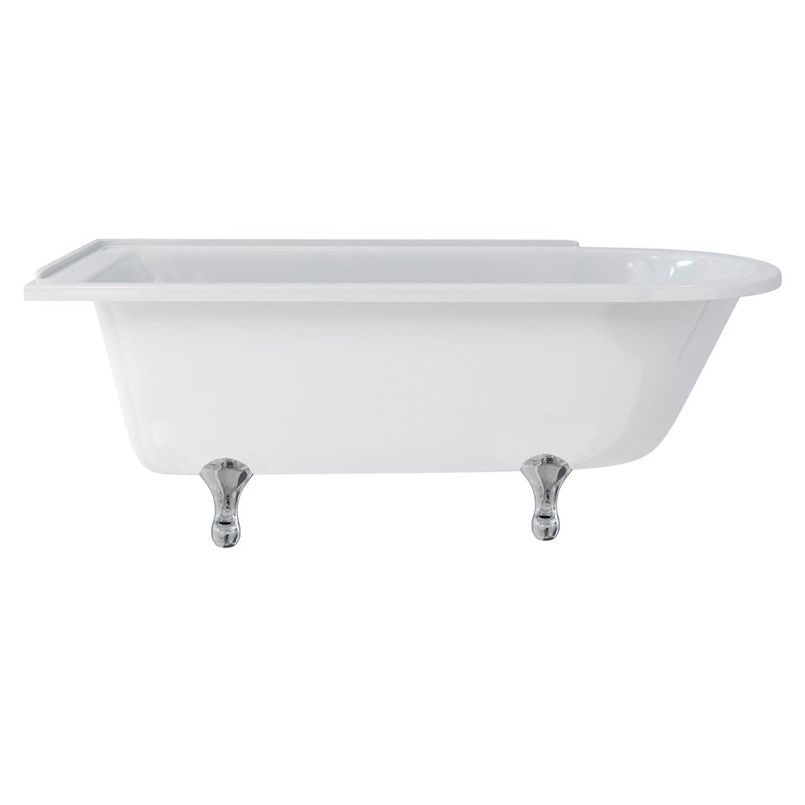 Burlington Hampton 170cm Showering Bath with Standard Feet