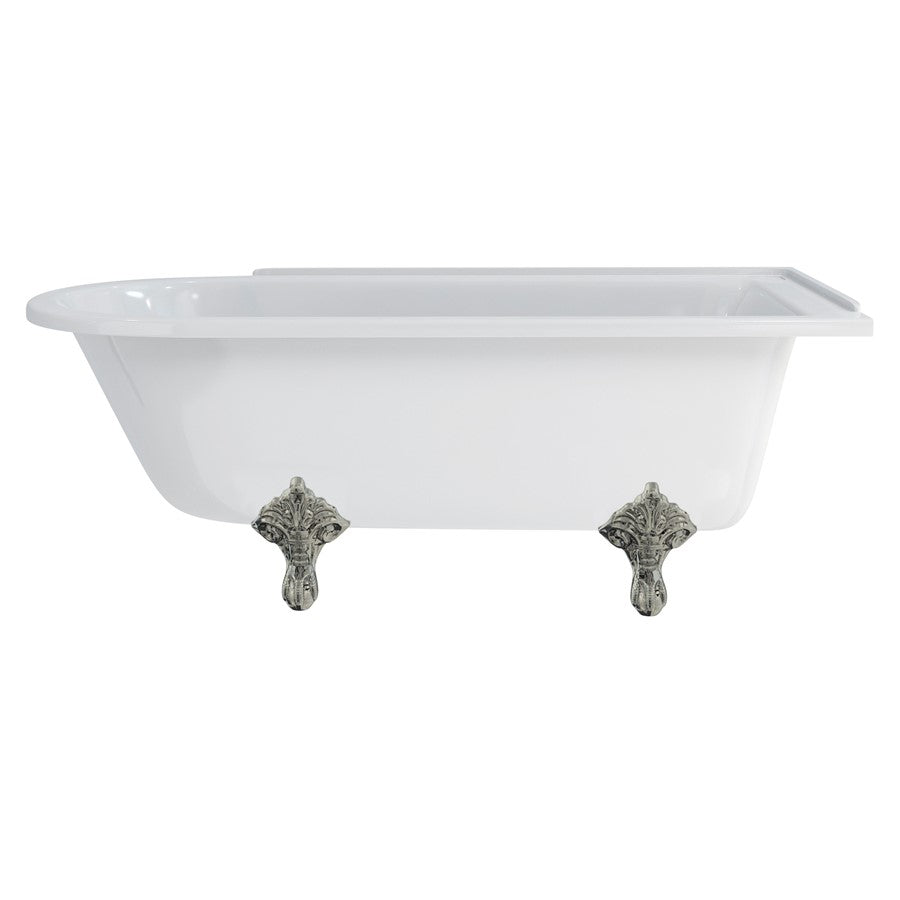 Burlington Hampton 170cm Showering Bath with Standard Feet